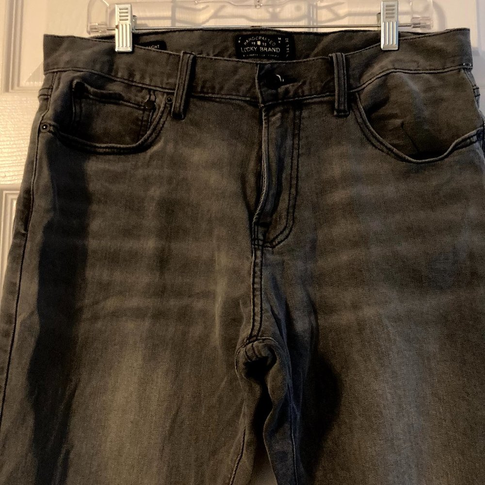 Men's Jeans Lucky Brand 221 W34 L32 Grey